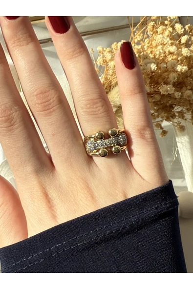 Atelier Emine Zirkon Top Tasarım Yüzük - 2