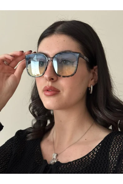 Atelier Emine Geniş Çerçeve Retro Güneş Gözlüğü