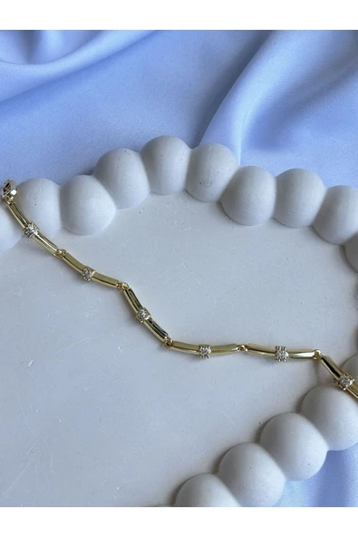 Atelier Emine Taş Detay Gold Bakla Bileklik - 2