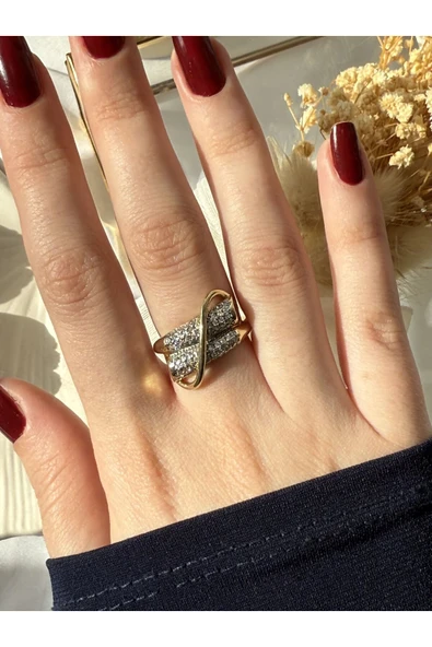 Atelier Emine Duble Zirkon Yüzük - 2