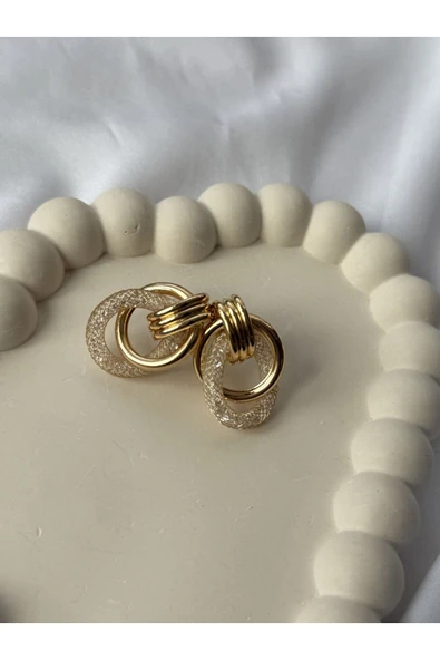 Atelier Emine Gold Ataç Küpe - 3