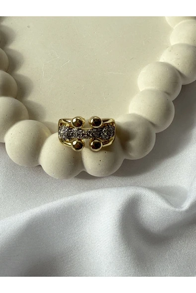 Atelier Emine Zirkon Top Tasarım Yüzük - 3