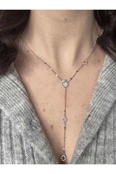 Atelier Emine Yonca Detaylı Y Kolye - 2