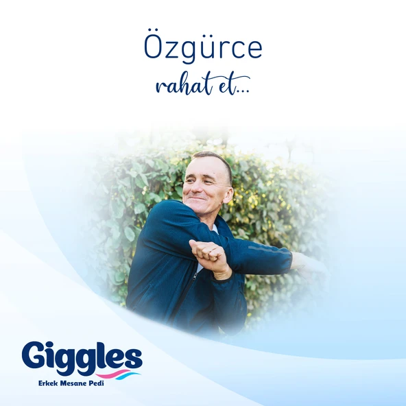 Giggles Yetişkin Erkek Mesane Pedi - L Beden - 4 Paket 80 Adet - Resim 3