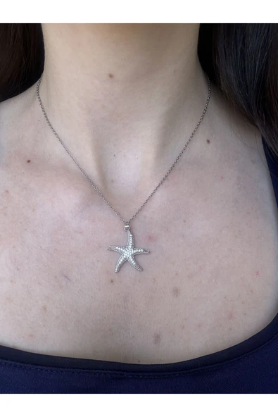 Atelier Emine Deniz Yıldızı Silver Kolye