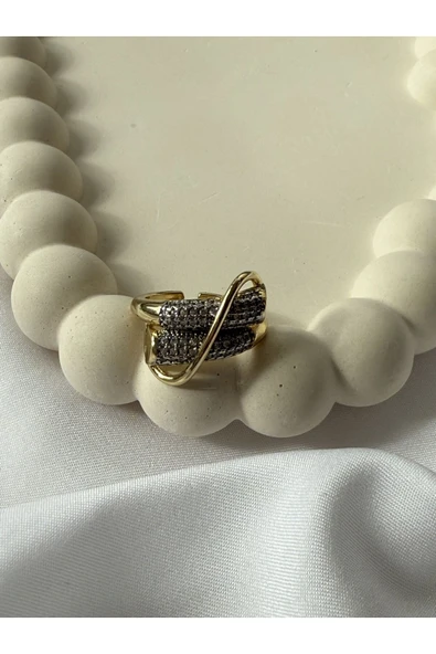 Atelier Emine Duble Zirkon Yüzük - 3