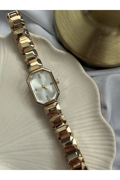 Atelier Emine Gold Baklalı Şık Saat - Resim 3