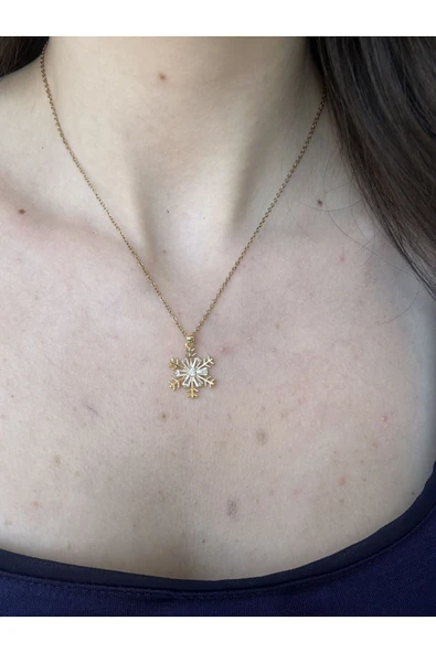 Atelier Emine Gold Kar Tanesi Kolye