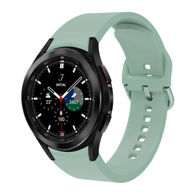 TechnoGuru Galaxy Watch 4 Classic 42mm Yumuşak 10 Kademeli Ayarlanabilir Silikon Kordon KRD50