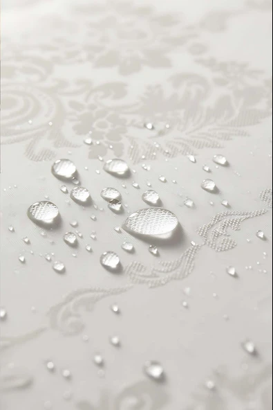 Jumbo Jakar Beyaz Sıvı İtici Leke Tutmaz Masa Örtüsü 160x220 cm - Resim 4