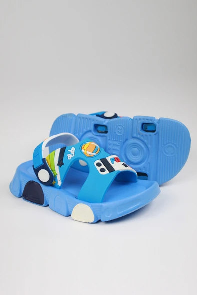 Günlük Unisex Çocuk Sandalet Esnek Kaymaz Taban Yazlık Ev Okul Kreş Ayakkabı PS940-PS955 - 2