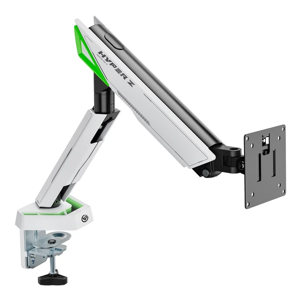 NPO STD93012LW Elysium  17"-45" Profesyonel Gaming RGB Amortisörlü VESA Tek Kol Monitör Tutucu ürün görseli