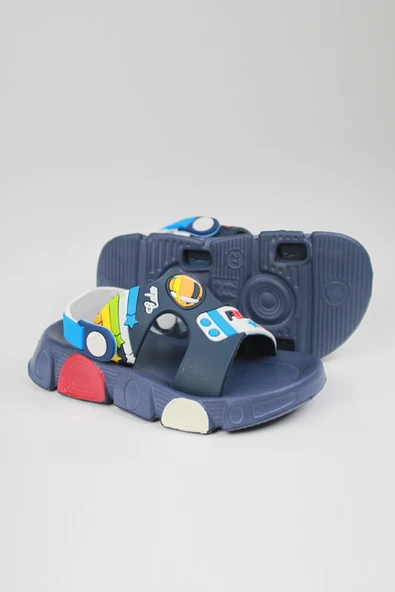 Günlük Unisex Çocuk Sandalet Esnek Kaymaz Taban Yazlık Ev Okul Kreş Ayakkabı PS940-PS955 - 7