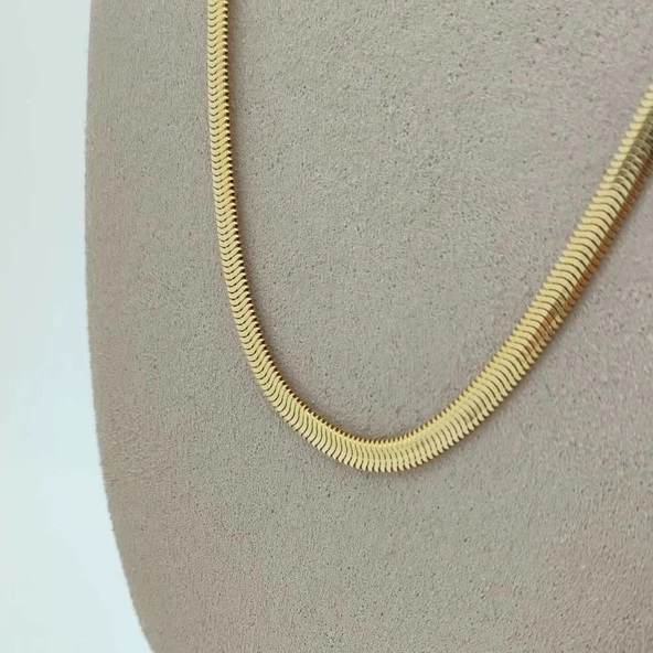 14 Ayar Altın Balıksırtı Zincir ürün görseli