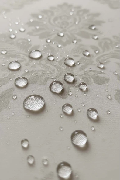 Jumbo Jakar Gri Sıvı İtici Leke Tutmaz Masa Örtüsü 160x220 cm - Resim 4