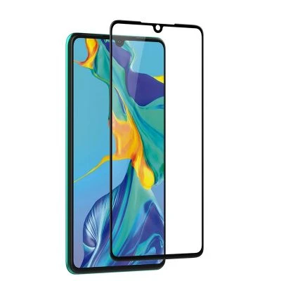 TechnoGuru Huawei P30 Pro Ekran Koruyucu Kavislerin Tamamını Kapatır Pet Jelatin