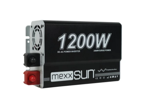 Mexxsun - İnges 12 volt 1200 Watt Modifiye Sinüs İnverter İnvertör - 12/220 Volt Çevirici - Resim 3