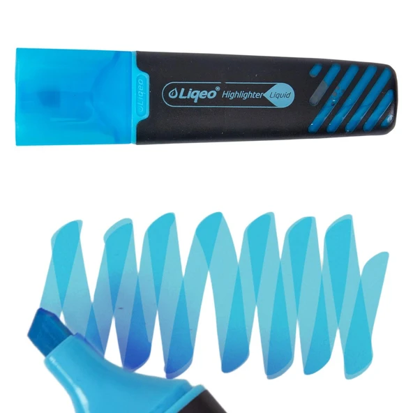 Liqeo Liquid Flat Fosforlu Kalem (H-3128) 1 Adet ürün görseli