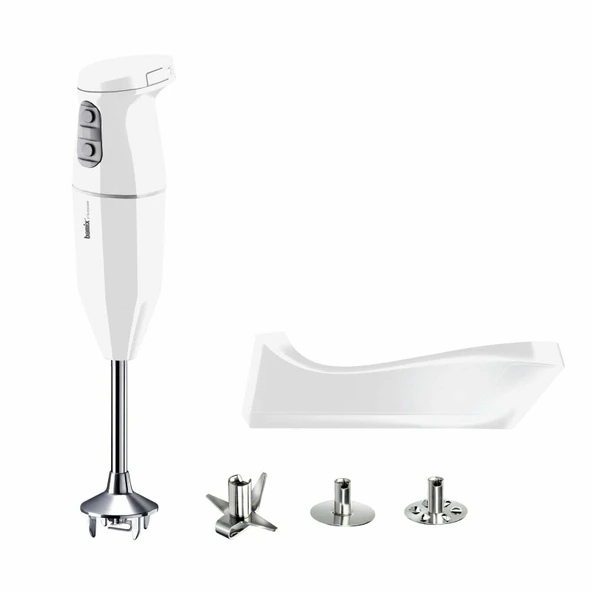 Bamix CORDLESS Kablosuz El Blenderı Ömür Boyu Motor Garantili (20cm Daldırma Derinliği) 3 Bıçaklı Beyaz ürün görseli