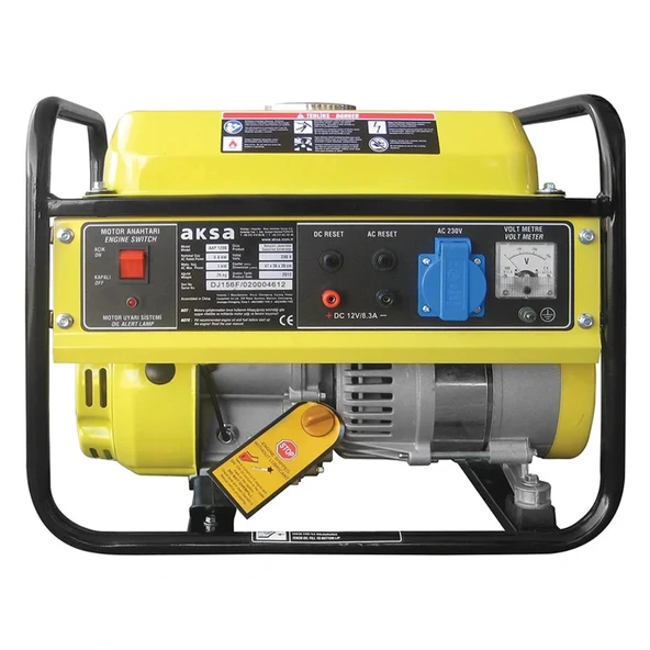 Aksa AAP 1200 Portatif İpli Benzinli Jeneratör 1.0kW - Resim 2