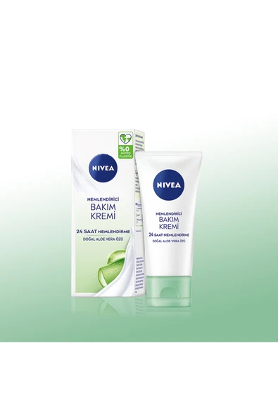 Nivea Nemlendirici Bakım Kremi Doğal Aloe Vera Özlü 24 Saat Etkili 50 ml - Resim 3