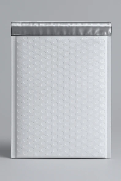 POŞETİFY Balonlu Beyaz Kargo Poşeti 10x15+5 cm | 140 gr Bantlı Patpatlı Kargo Poşeti | 5’li E-Ticaret Poşeti - Resim 4