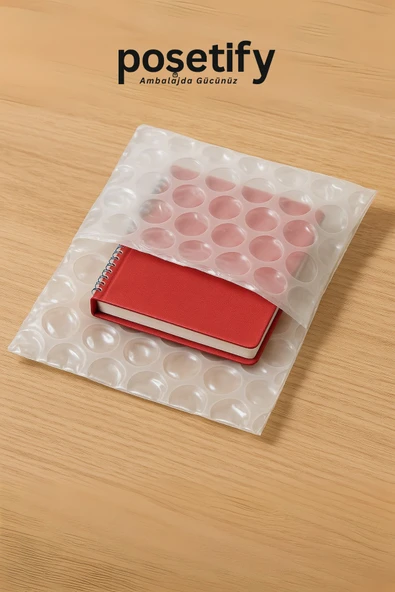 POŞETİFY 50 Adet Büyük Balonlu Torba 22x24+12 cm | Premium Kalın Malzeme | Koruyucu Ambalaj Poşeti - Resim 3