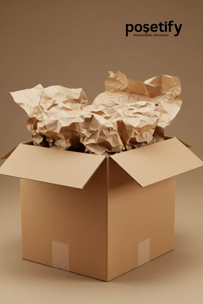 POŞETİFY Düz Kraft Paketleme Kağıdı 20’lu | 70x100 cm | Çok Amaçlı Ambalaj Kâğıdı - Resim 4