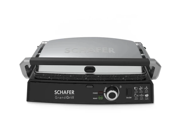 Schafer Grand Grill 2000 W Inox Izgara ve Tost Makinesi ürün görseli