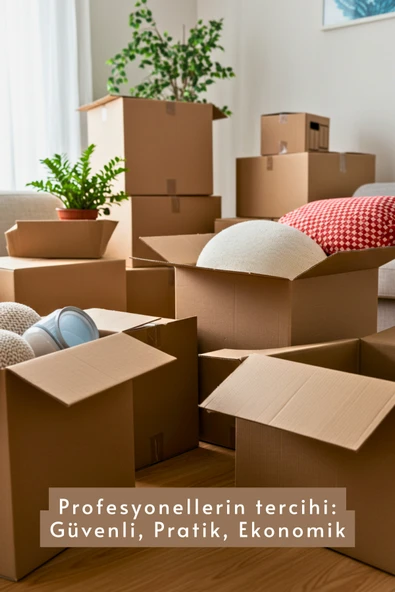 POŞETİFY Çift Oluklu Koli 40x30x30 | 10’lu Set | Taşınma ve İhracat Kolisi - Resim 3