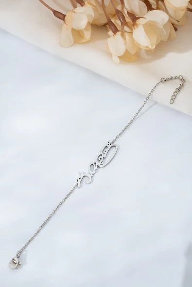 316 L Çeli K. Atatürk İmzası Unisex Bileklik - Resim 2