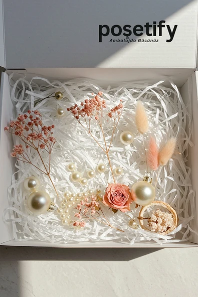 POŞETİFY Premium Kırpık Kâğıt Dolgu – 100 gr | Beyaz | Estetik Ambalaj | Koruyucu Paketleme Kâğıdı - Resim 5