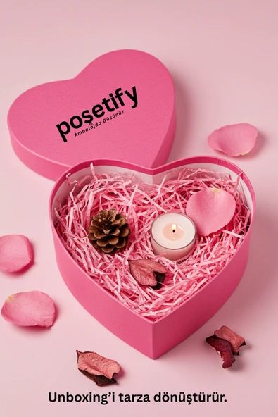 POŞETİFY Premium Kırpık Kâğıt Dolgu – 250 gr | Pembe | Estetik Ambalaj | Koruyucu Paketleme Kâğıdı - Resim 3