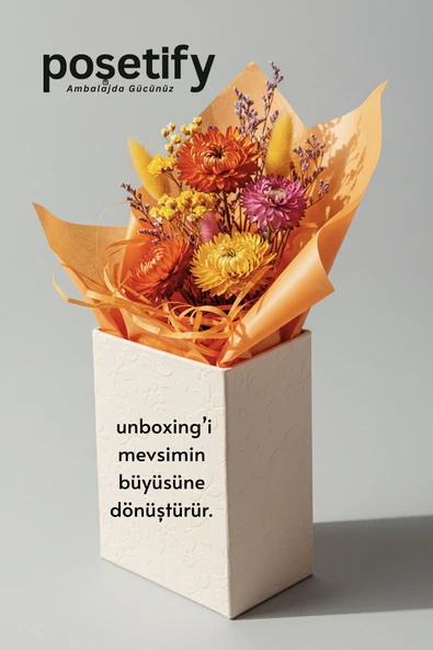 POŞETİFY Premium Kırpık Kâğıt Dolgu – 100 gr | Turuncu | Estetik Ambalaj | Koruyucu Paketleme Kâğıdı - Resim 7