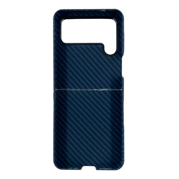 Nettech Samsung Galaxy Z Flip 4 Uyumlu Karbon Seri Arka Koruma Kılıf NT-111525 - Resim 7