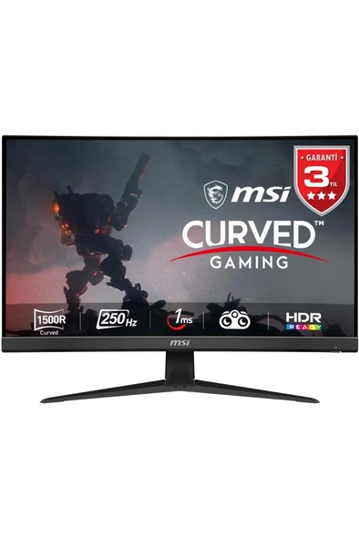 MSI G27C4X 27" 1 ms Full HD Curved 250 Hz Oyuncu Monitörü Teşhir ürün görseli 1