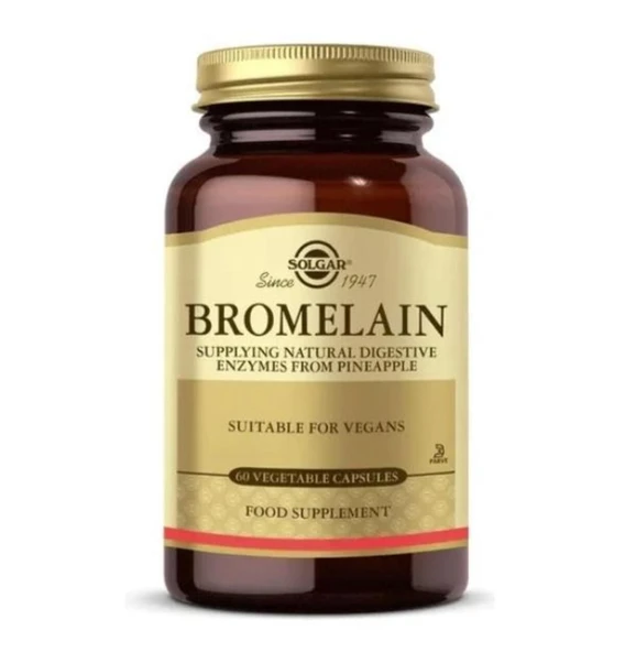 Bromelain 150 Mg 60 Kapsül
