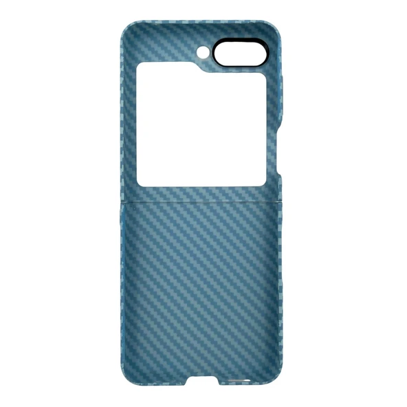 Nettech Samsung Galaxy Z Flip 5 Uyumlu Karbon Seri Arka Koruma Kılıf NT-111517 - Resim 2