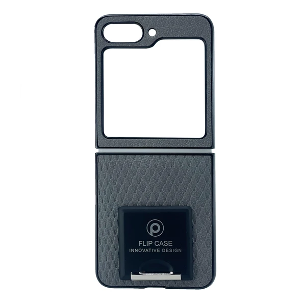 Nettech Samsung Galaxy Z Flip 5 Uyumlu Suni Deri Arka Koruma Kılıf NT-104169 ürün görseli