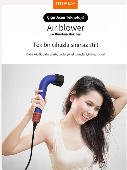 MIFLY SUPER HD18 HAIRDRYER MOR SAC KURUTMA MAK - 4