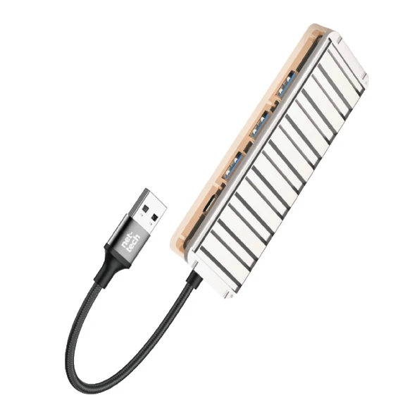 Nettech NT-OT010 5 in 1 USB To Type-c Dönüştürücü NT-108340 ürün görseli 1