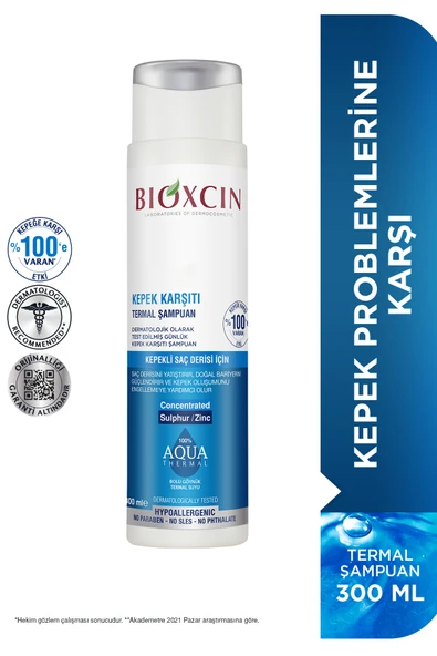 Aqua Thermal Kepek Karşıtı Şampuan 300 ml 2 Adet - Kaşıntı ve Kepek Önleyici - 2
