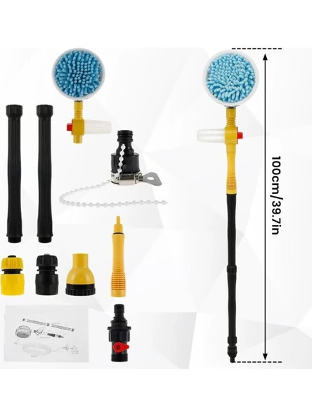 Carub Oto Yıkama Fırçası Mop Profesyonel 100CM - Resim 4