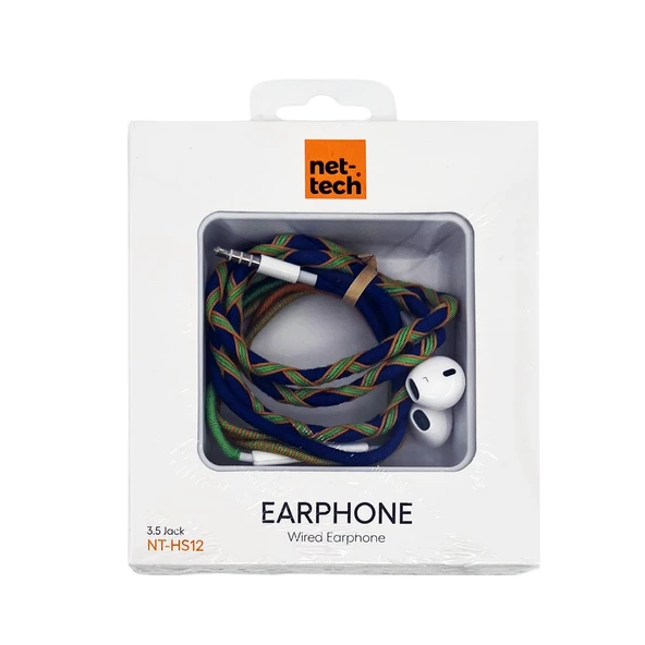 Nettech NT-HS12 3.5 Jack Girişli Kulak İçi Kulaklık NT-HS12 - Resim 7