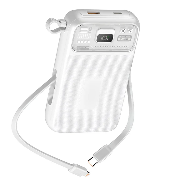 Nettech NT-PW34 20W + 15W PD 15W 10000 MAh Taşınabilir Powerbank NT-104927 ürün görseli 1