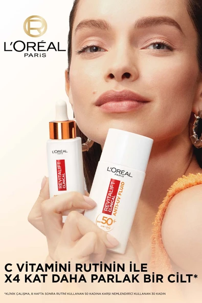 L'Oreal Paris Revitalift Clinical Leke Karşıtı Güneş Koruyucu Yüz Kremi SPF50 50 ml - Resim 2