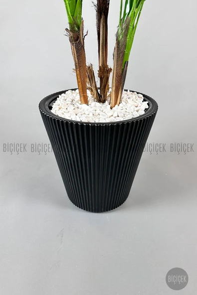 BİÇİÇEK LUNA Saksı 37 CM ve İç Kova Dahil - Resim 8