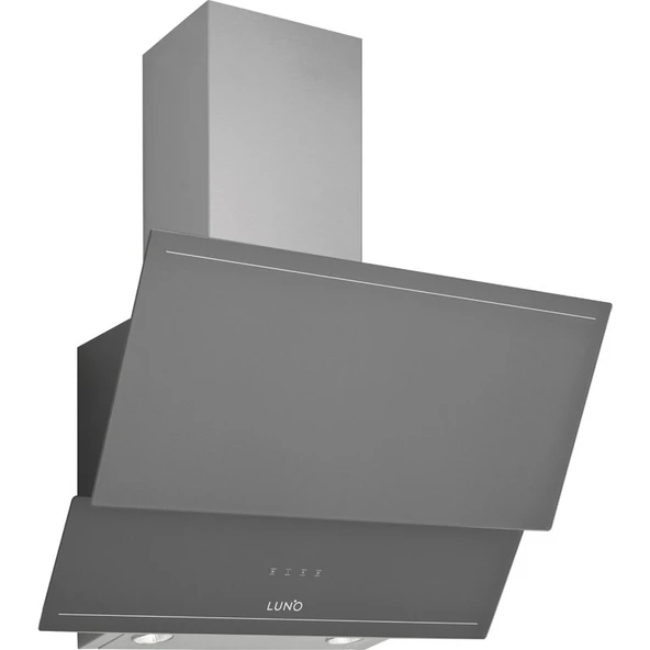 Luno 3420.6.S01 Ankastre Cam Davlumbaz 60 cm Gri ürün görseli