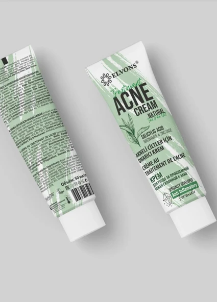 ELVONS sivilce ve akne kremi- 50 ml - Resim 3