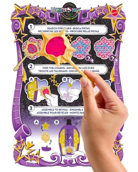 Monster High Skulltimate Secrets Hauntlywood Gizemli Clawdeen Wolf Bebek JBG80 - Resim 3